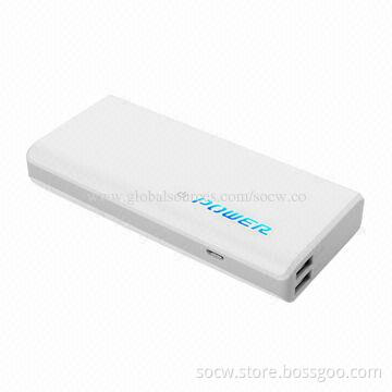 Emergency mobile phone chargers with double USB output and touch switch made in China